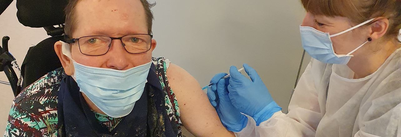 Første vaccination på Jonstrupvang