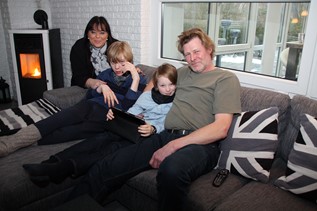 Familie fra Randers.