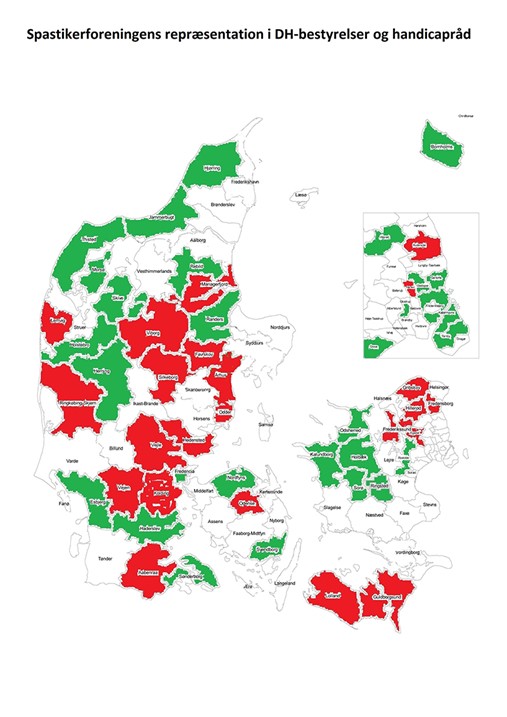 Danmarkskort.