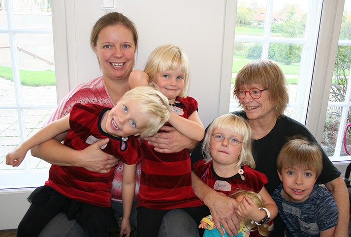 Familien Rønholt.